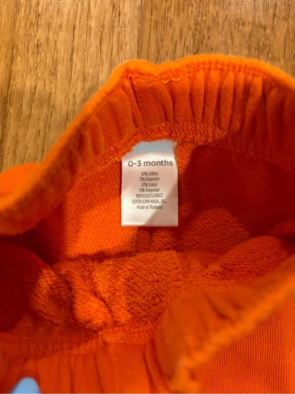 Gymboree Orange and White Striped Pumpkin Top and Orange Pants Set 0-3 months